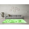 thumbnail image 3 of Ahgly Company Indoor Rectangle Abstract Green Modern Area Rugs, 5' x 7', 3 of 4