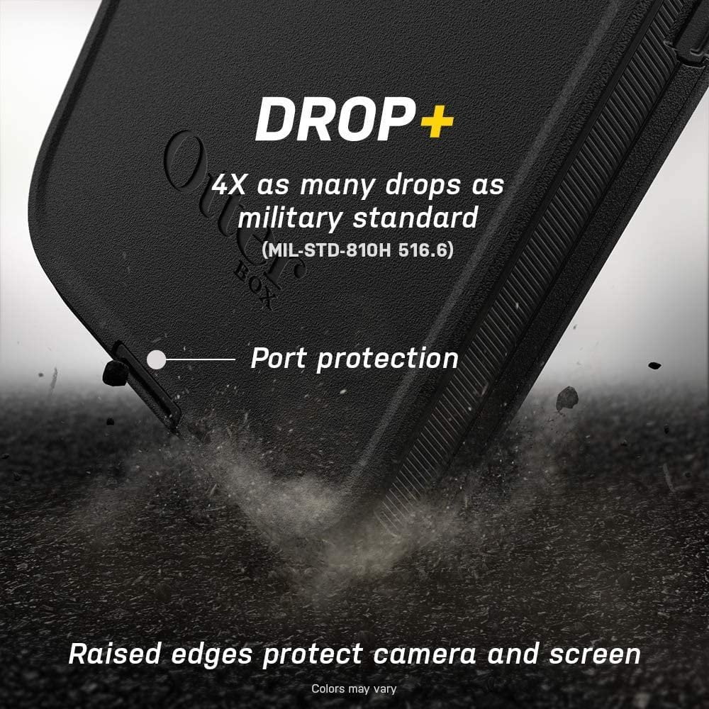 OtterBox DEFENDER SERIES SCREENLESS Case Case for Galaxy S21 Ultra 5G ONLY - DOES NOT FIT Non-Plus or Plus Sizes - BLACK