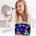 thumbnail image 6 of Game Controller PVC Waterproof Cosmetic Travel Bag with Zipper, Lightweight, Large Capacity, Printed Design - for Ladies and Girls on-the-Go, 6 of 6