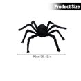 thumbnail image 3 of Clearance Under $2.1! 1 Pack Giant Soft Hairy Spider Plush, Realistic Halloween Decoration, for Yard Party Props, 3 of 4