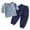75NY3170, variant on WERYOUNG Lightweight Boys Summer Outfits For Kids Breathable Long Sleeve Top Pants Two Piece Sets For Toddler Boy Girl Versatile Clothes Sets 18-24 Months