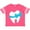Football Pink and White, variant on Inktastic Tooth with a bow Boys or Girls Toddler T-Shirt