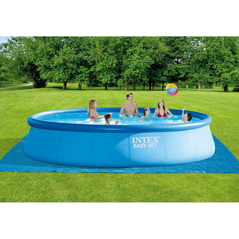 bagage bark renovere Intex: Easy Set 18' x 48" Inflatable Pool w/ Filter Pump, Above Ground Pool  Set, 5455 Gallon Capacity, Hydro Aeration Technology, Includes Filter Pump,  Ground Cloth, Pool Cover & Ladder, Ages 6+ -