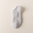 thumbnail image 2 of Yuanlong Womens Socks Fall Winter Shallow Mouth Invisible Half Fuzzy Ankle Socks Daily Home Silicone Non Floor Socks, 2 of 3