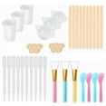 thumbnail image 2 of Kit de Vasos Medidores Reutilizables, Kit de de Herramientas de Resina, Pipetas de Transferencia, Varillas para , Herramientas de F , 43 piezas BLESIY Tazas de mezcla de resina, 2 of 6