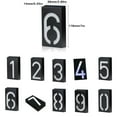 thumbnail image 3 of Doorplate Light Number Guide-board Wall Doorplate Light Number Lamp Digital Yard Home Plaque Garden Lantern Rechargeable Address House Waterproof Three, 3 of 9