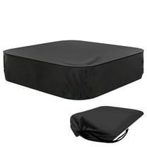Outdoor Waterproof Heated Hot Tub Cover, Square Spa Cover 82.00 * 82.00 *12.00 in(207x207x30 cm), Long-lasting Oxford Fabric, Waterproof, Fits Multiple Square Hot Tubs, Includes Storage Bag