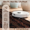 thumbnail image 6 of Design&I 2'x3' Washable Accent Rug Boho Aztec Stripe Century Long Skid Bathroom Maroon Geometric Mid Playful for Kitchen, Pet Station, Friendly & Non-Slip Built-In Grip, 6 of 7
