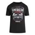 thumbnail image 4 of 4th of July Men’s and Big Men's Americana Muscle Car Power Graphic Tee by Way to Celebrate, Sizes XS-3XL, 4 of 5