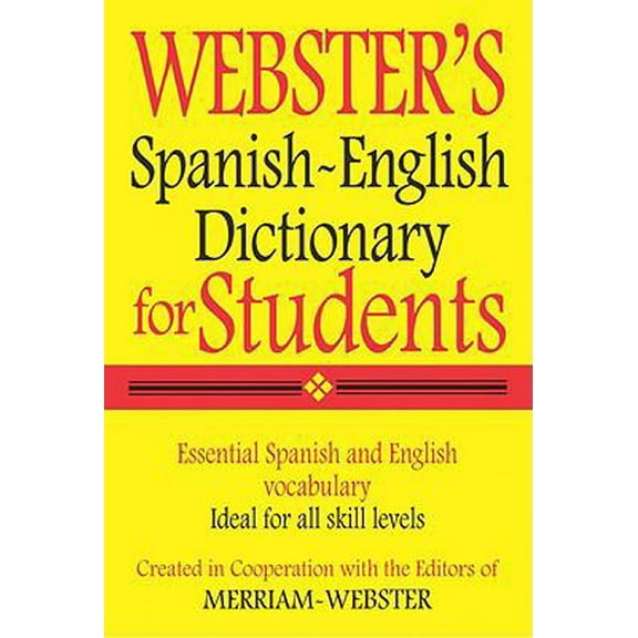 Pre-Owned Webster's Spanish-English Dictionary for Students (Spanish and English Edition) (Paperback) 159695096X 9781596950962