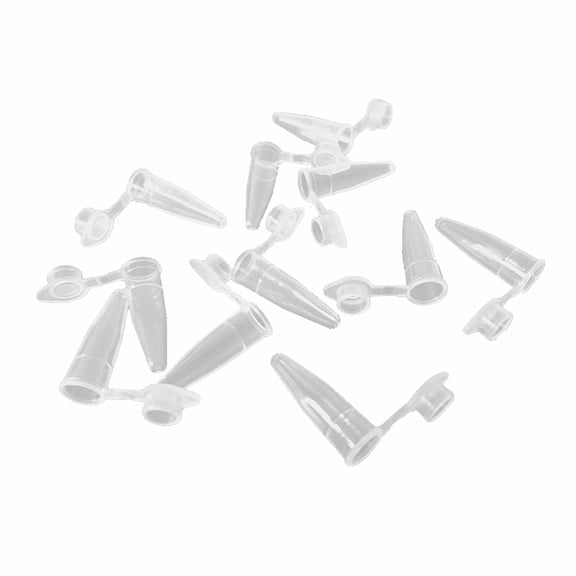 50 Pcs Centrifuge Tubes Bottom Tip Clear Plastic Test Tube Vials 0.2mL 0.5ML 1.5ML (0.5ml)