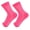 Rose Red, variant on YIFAEUX 1 Pair Compression Socks Breathable Super Soft Sweat Absorption Fitness Cycling Running Toeless Socks
