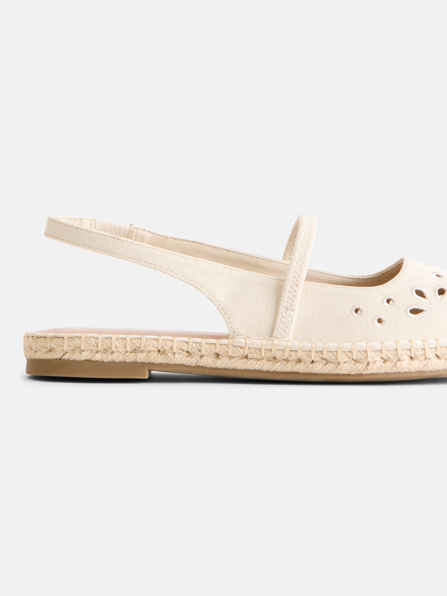 Time and Tru Women's Espadrille Slingback Shoes