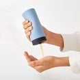 thumbnail image 4 of Easy Squeeze Silicone Soap Dispensers 2 Pack – 240ml Refillable Bottles for Kitchen, Bathroom, or Travel – Ideal for Hand Soap, Dishwashing Liquid, Shampoo – Blue, 4 of 6