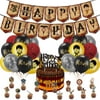Harry Potter Birthday Party Supplies, Harry Potter Theme Birthday Party Decorations, Include Banner Cake Toppers Cupcake Toppers Balloons（A）