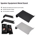 thumbnail image 2 of Hioecau Desktop Speaker Stand Metal Support Base 15 Degree Tilt Shockproof Heavy Duty Small Speaker Rack Audio Equipment Stand Stable Sound Experience Accessories, 2 of 8