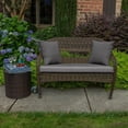 thumbnail image 5 of Casual Cushion Solid Sunbrella® Fabric 1-Piece Outdoor Throw Pillow, 20"W x 20"L, Cast Slate, 5 of 5
