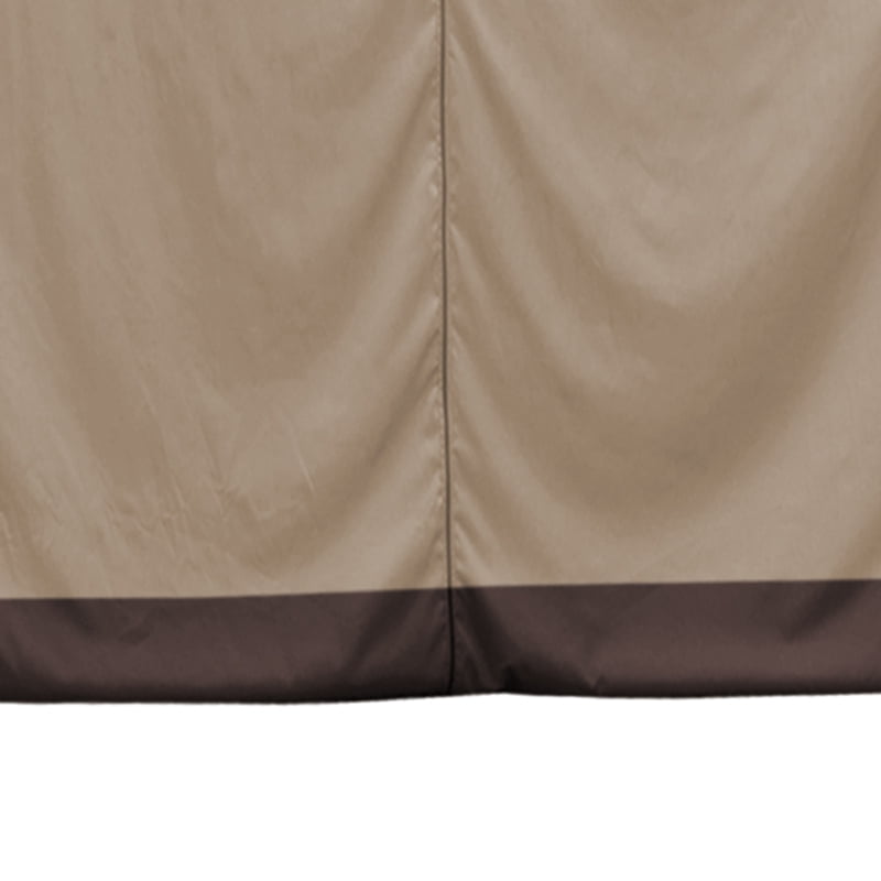 SUNJOY Rideau pour Gazebo Extérieur de 4 m x 4 m