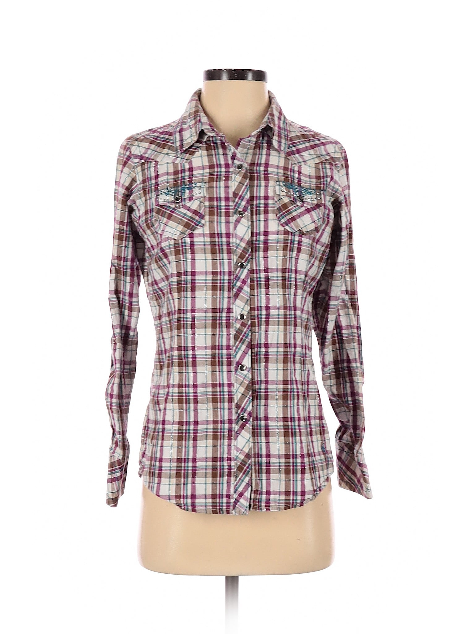 Ariat - Pre-Owned Ariat Women's Size S Long Sleeve Button-Down Shirt ...