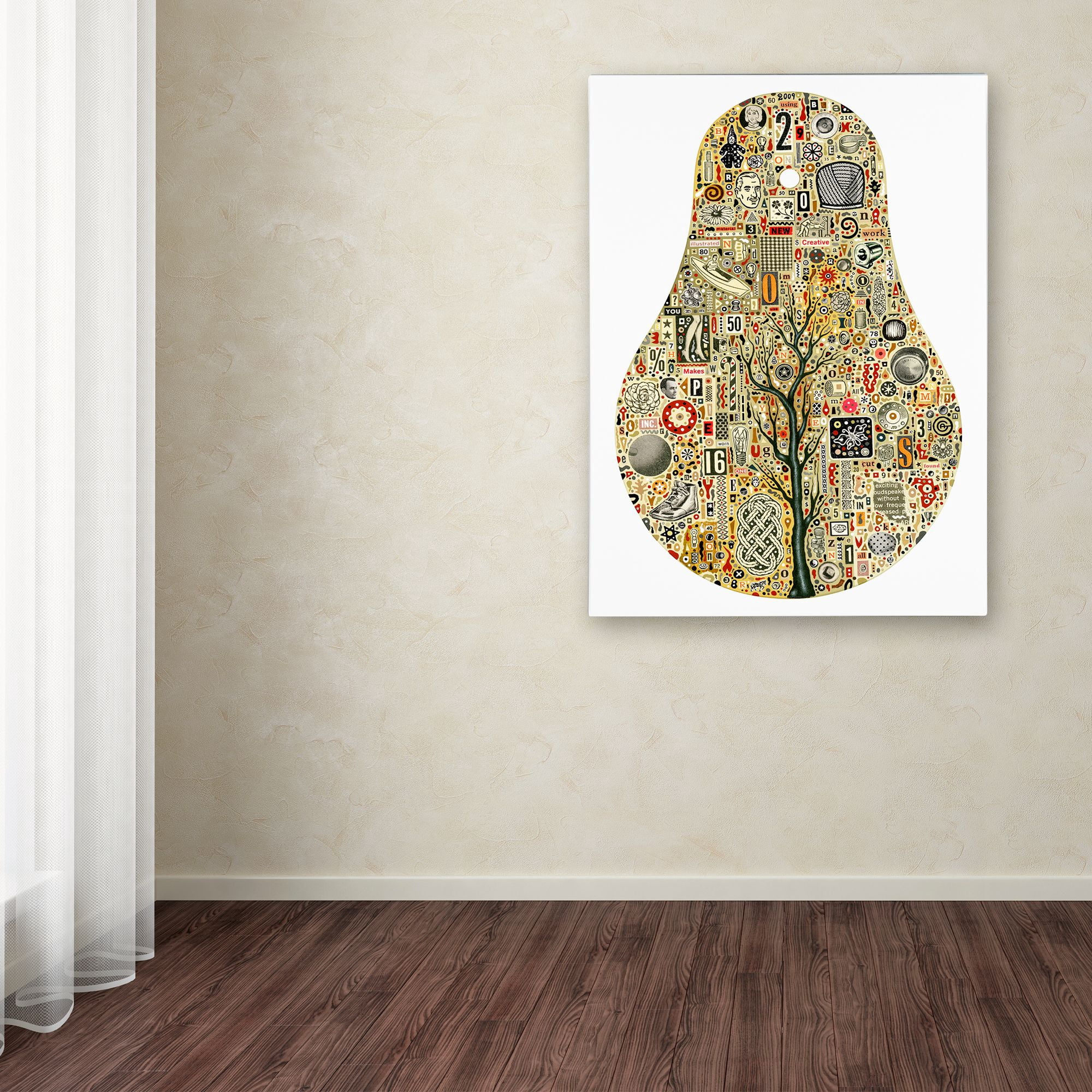 Trademark Fine Art 'Frequency' Canvas Art by Colin Johnson