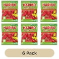 thumbnail image 2 of Haribo Giant Strawbs Vegetarian Sweets Sharing Bag 160g, British Import (Pack of 6), 2 of 3