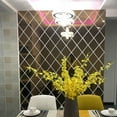 thumbnail image 3 of 3D Mirror Acrylic Wall Sticker Diamond Art Mural Decal Home Room Decor Removable, 3 of 12