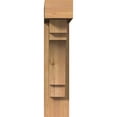 thumbnail image 2 of Ekena Millwork 5 1/2"W x 20"D x 24"H Merced Block Smooth Bracket w/ Offset Brace, Western Red Cedar, 2 of 25