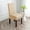 BEIGE, variant on 4/6-Piece Velvet Stretch Dining Chair Cover Set Universal Removable Non-Slip Parsons Chair Covers Suitable for Dining Rooms, Kitchens, and Living Rooms