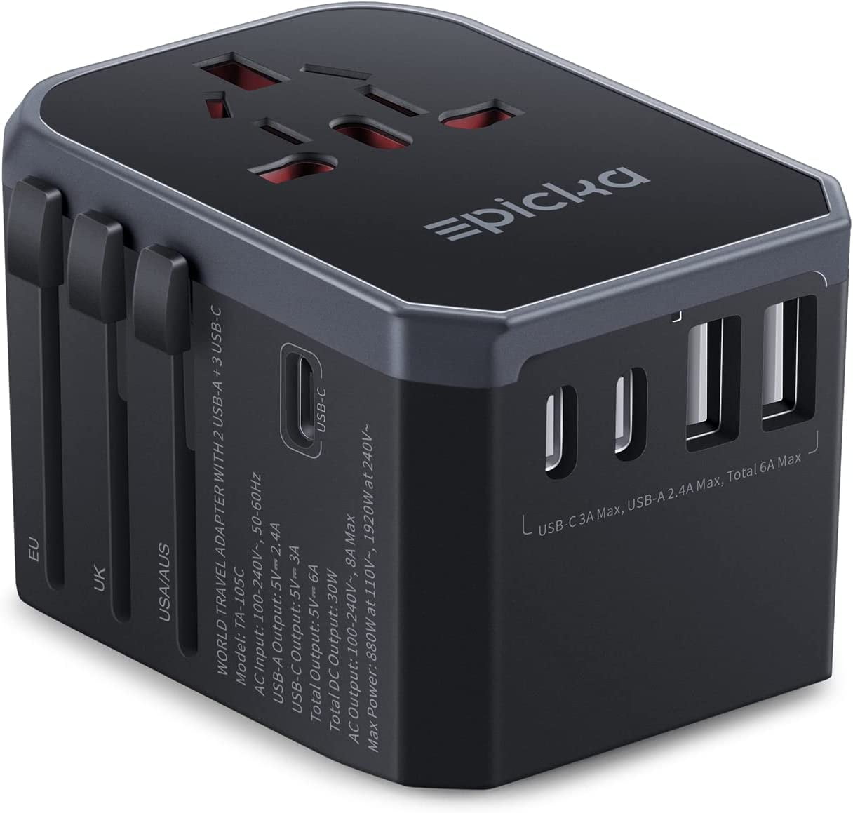 epicka universal travel adapter one