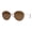 Gold Tortoise (Brown), variant on PASTL Studio Round Sunglasses Unisex Gold Tortoise Metal Frame Brown Lens UV400