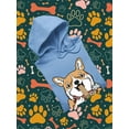 thumbnail image 3 of Japanese Style Corgi W Ramen Hoodie Men -Image by Shutterstock, Male x-Large, 3 of 4