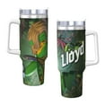 thumbnail image 1 of Vaso Ninjago de 40 oz con asa y tapa con pajita, taza aislada, botella de agua de acero inoxidable, taza de viaje, portavasos, regalo, 1 of 7