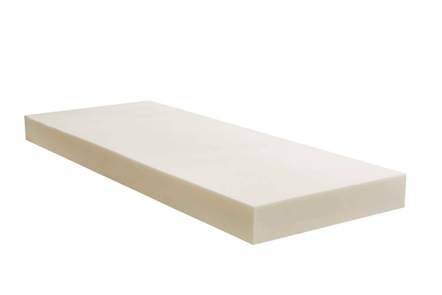 Mybecca 4-Pack White Polyurethane Cushion Inserts; 18x18x1 Foam Tiles for Upholstery Projects