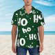 thumbnail image 2 of Fotbe Ho Ho Ho A Camisa Hawaiana para Hombre Unisex – Camisa Casual de Verano con Botones de Manga Corta de Algodón y Lino,XX-Large, 2 of 7