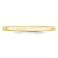 thumbnail image 2 of Auriga 10k Yellow Gold 2mm Lightweight Comfort Fit Wedding Band for Women Size- 12, 2 of 5
