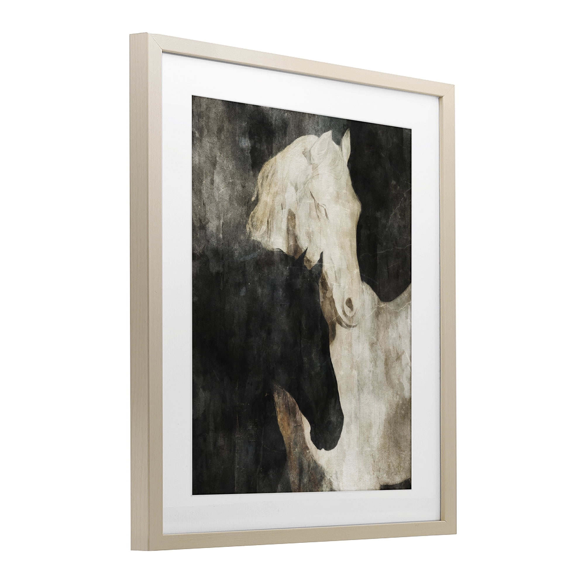 Stupell Industries Dual Spirit Horses Birch Framed Print Under Glass, design by Svetlana Aleynikova