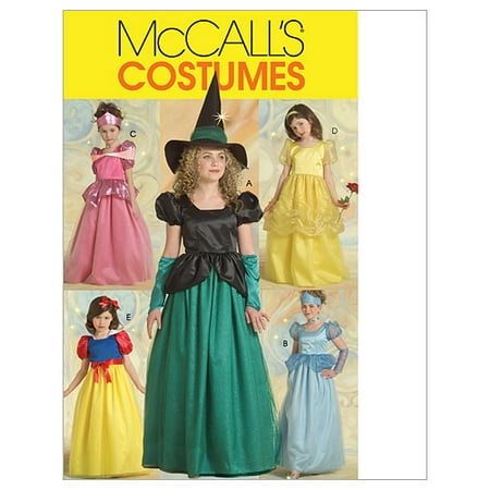 Children's/Girls' Princess and Witch Costumes-CHJ (7-8-10-12-14) -*SEWING PATTERN*