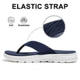 thumbnail image 4 of Comwarm Sport Flip Flops for Women, Comfortable Walking House Thong Sandals Slippers for Summer, Navy, 4 of 7