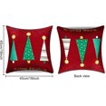 thumbnail image 5 of Juego de Almohada navideñas con Doble Cara Impresa Decoración navideña Decoraciones navideñas de Invierno(B)(4 piezas), 5 of 5