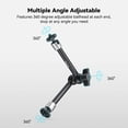 thumbnail image 3 of SMALLRIG 9.5 inch Adjustable Power Articulating Magic Arm with Both 1/4" Thread Screw for LCD Monitor/ Lights - 2066, 3 of 5