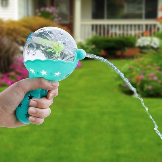 Pistola de agua para niños, juguete de verano, caja transparente de 13ml, chorro de agua, juguete de piscina para fiestas, bañeras, jardín, patios verde Hugo Juguetes Chorros