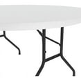 thumbnail image 3 of Correll 60" Round R-Series Commercial Grade Blow Molded Plastic Folding Table, Gray Granite, 3 of 3