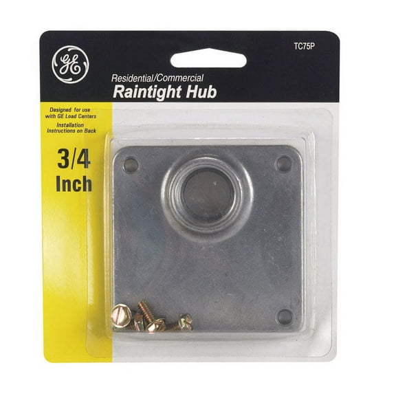 Ge Raintight Hub,3.25inWx3.25inL TC75