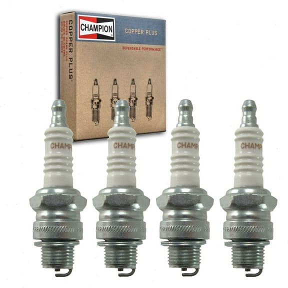 4 pc Champion 844-1 Copper Plus Spark Plugs for H10C Ignition Wire Secondary