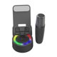 thumbnail image 2 of Sonicdrop ​​Dock Holder Phone Tolder 5 en 1 con Micrófono Travel Drop para reproducir altavoz de soporte de inducción multifuncional de sonido Negro, 2 of 8
