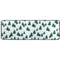 thumbnail image 5 of Dreamtimes Green Xmas Trees Hallway Runner Rug 2'x6' Kitchen Rug with Rubber Backing Merry Christmas Non Slip Entryway Rug Runner Washable Soft Area Rug for Hallway Bedroom Kitchen Decor, 5 of 6