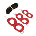 thumbnail image 3 of Pet Traction Rope, Durable Easy To Wear Artificial Leather Hamster Traction Rope Nylon Webbing  For Small Medium Large Rats Black,Red,Coffee, 3 of 8