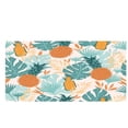 thumbnail image 2 of Realhomelove Tropical Yellow Pineapple Pattern Beach Towel – Unique Design Watercolor Floral Hawaiian Pattern, Oversized (30”x 60”) Beach Towels for Adults, Kids - Quick Dry Travel Towel, 2 of 7