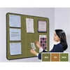 Ghent TG18-GN 18 in. x 24 in. Gemini Tackboard with Black Vinyl Frame - Green