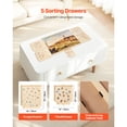thumbnail image 4 of KFFKFF 2000-Piece Rotating Puzzle Board with 5 Drawers and Cover, 40x29 in Portable Wooden Table, Jigsaw Puzzle Accessories for Adults, Puzzle Organizer Storage System, Ideal Birthday Gift for Mom, 4 of 9